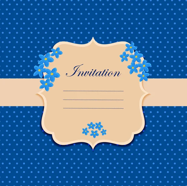 Invitation Card — Stock Vector