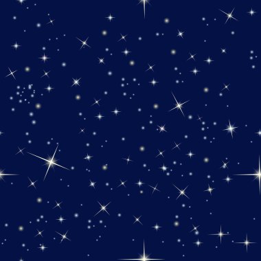 gece gökyüzü ve yıldızlar