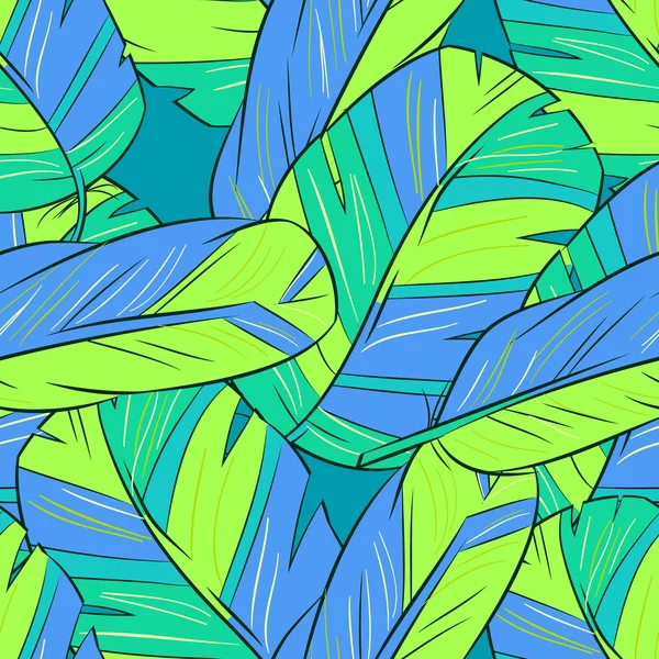 Texture sans couture avec plumes tourbillonnantes — Image vectorielle