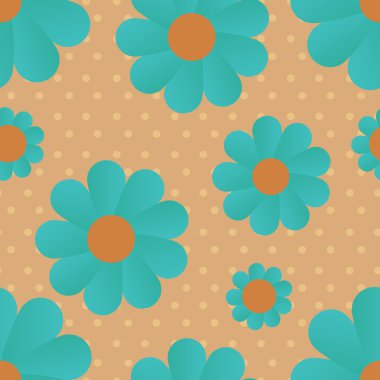 Daisy retro arka plan