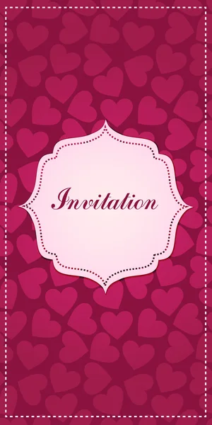 Carte d'invitation — Image vectorielle