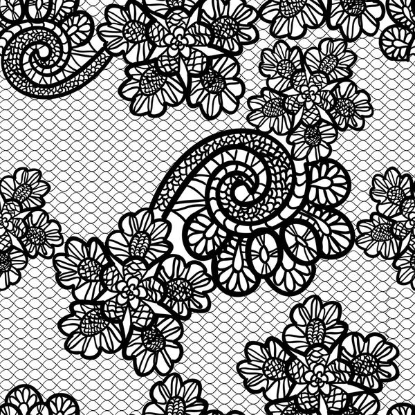 Seamless lace pattern — Stock Vector