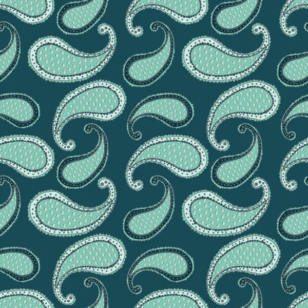 Paisley fondo sin costuras — Archivo Imágenes Vectoriales