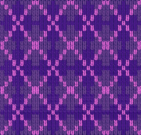 Fond tricoté sans couture — Image vectorielle
