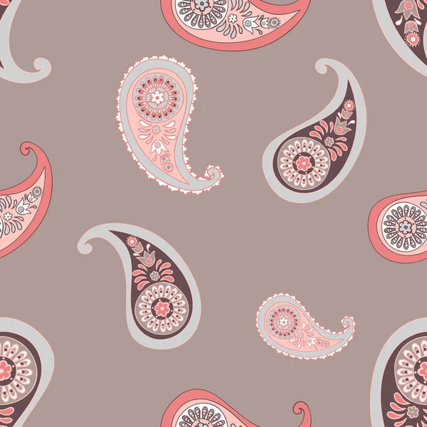 Paisley fondo sin costuras — Archivo Imágenes Vectoriales