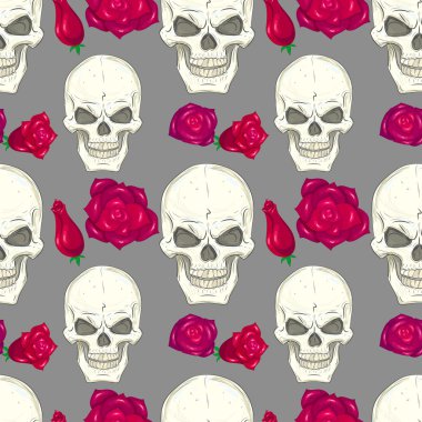 Kafatasları ile kusursuz desen