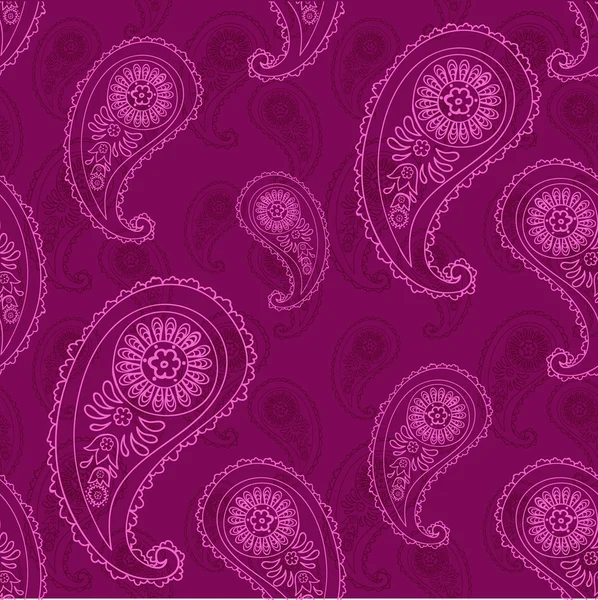 Paisley fondo sin costuras — Archivo Imágenes Vectoriales