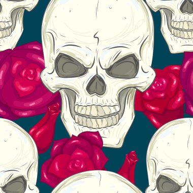 Kafatasları ile kusursuz desen