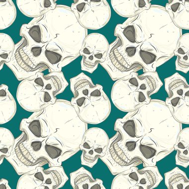 Kafatasları ile kusursuz desen