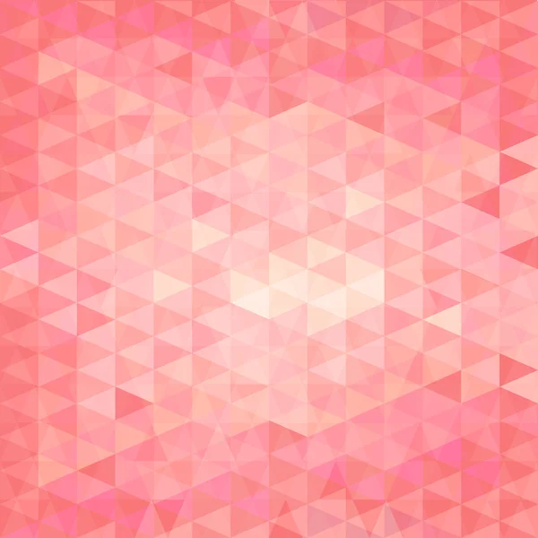 Fondo triangular rosa — Vector de stock