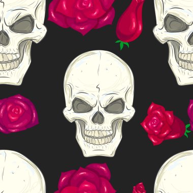 Kafatasları ile kusursuz desen