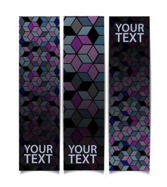 tasarlamak vektör afiş kümesi.