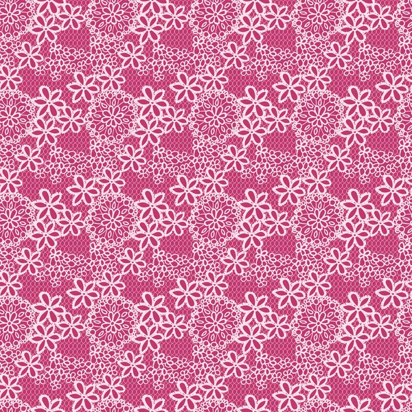 Flower lacy seamless background — Stock Vector