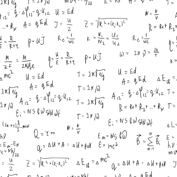 Naadloze formule achtergrond — Stockvector