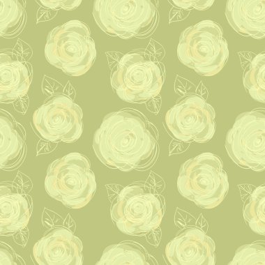 Dikişsiz gül deseni