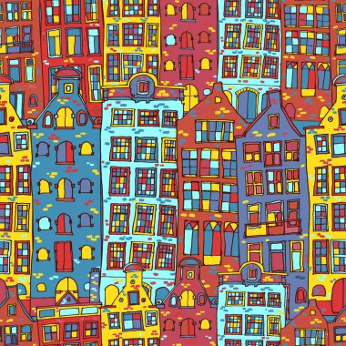 Dikişsiz amsterdam Hollanda arka plan
