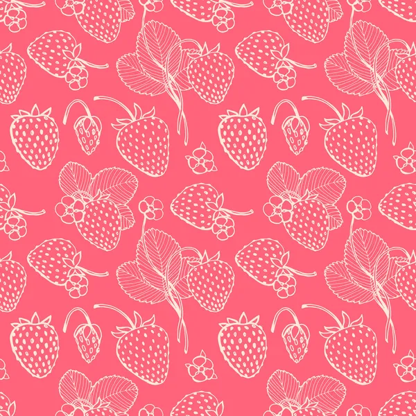 Modèle de fraise — Image vectorielle