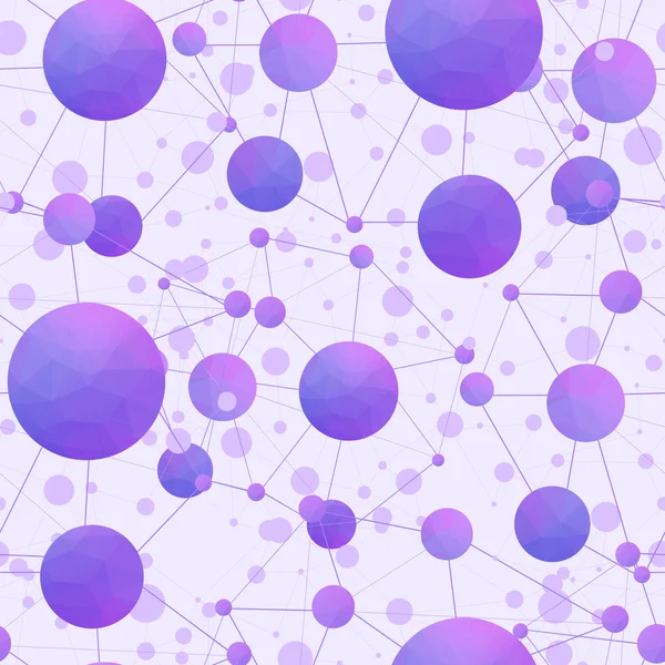 Estructura molecular — Vector de stock