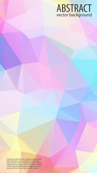 Banner colorido mosaico . — Vetor de Stock