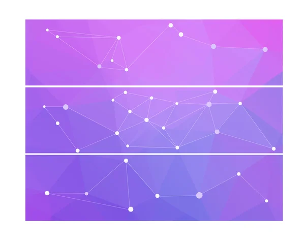 抽象的なバナー コレクション — ストックベクタ