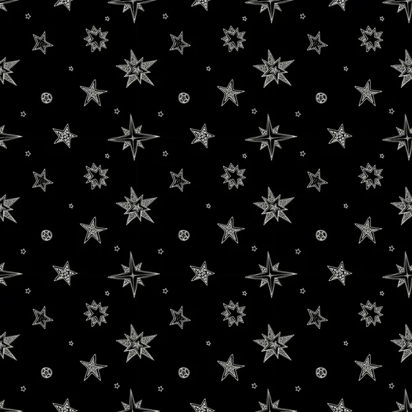 手工绘制的星星 — 图库矢量图片