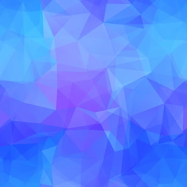 Blauwe naadloze driehoek patroon — Stockvector