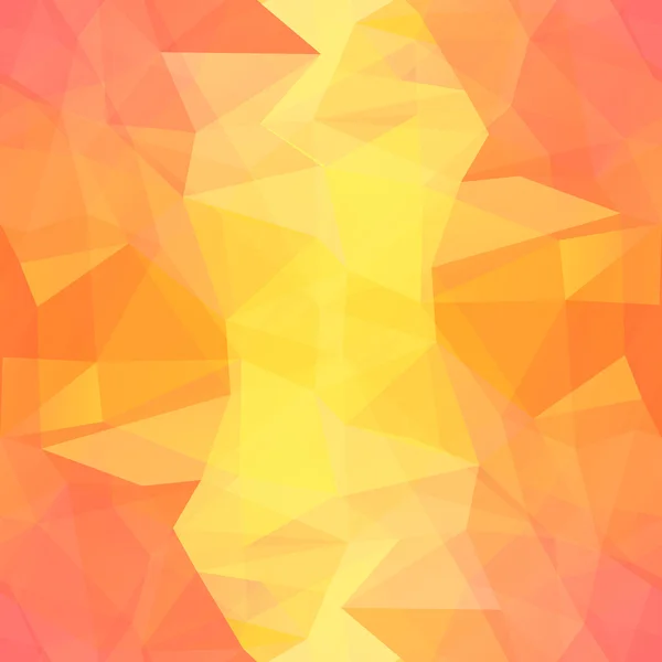 シームレスなオレンジ三角形 — ストックベクタ