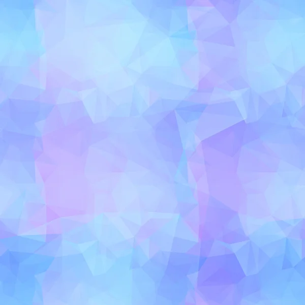 青のシームレスな三角形のパターン — ストックベクタ