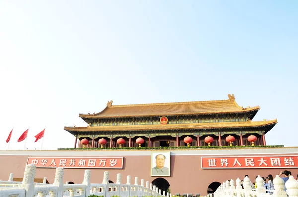 Tiananmen, Porta da Paz Celestial, Pequim — Fotografia de Stock