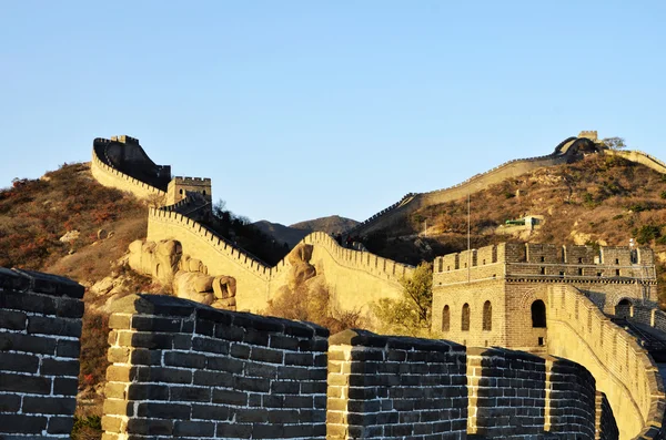 Il grande muro della Cina — Foto Stock