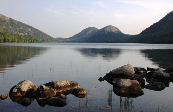 Jordan Pond Lever du soleil — Photo