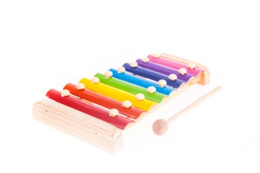 renkli çocuk ahşap ksilofon