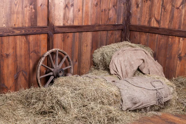 ahşap ve saman arka plan