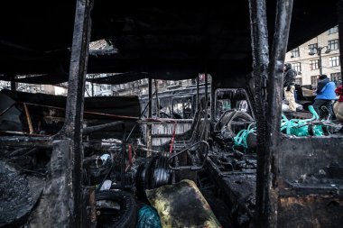 hükümet karşıtı protestolar patlak Ukrayna