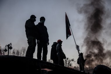 hükümet karşıtı protestolar patlak Ukrayna