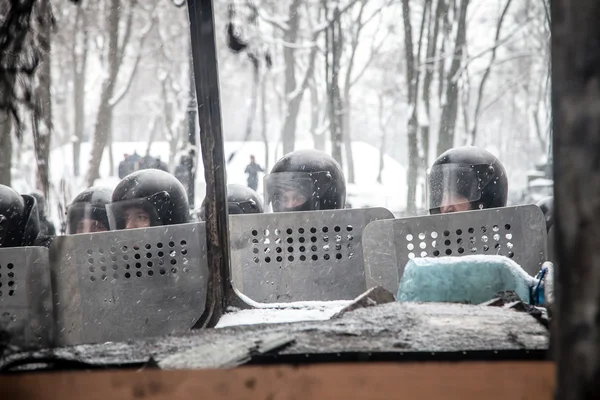 Anti-government protests outbreak Ukraine — Stock Photo, Image