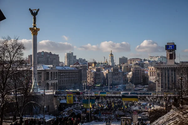 反政府抗议活动爆发乌克兰 — 图库照片