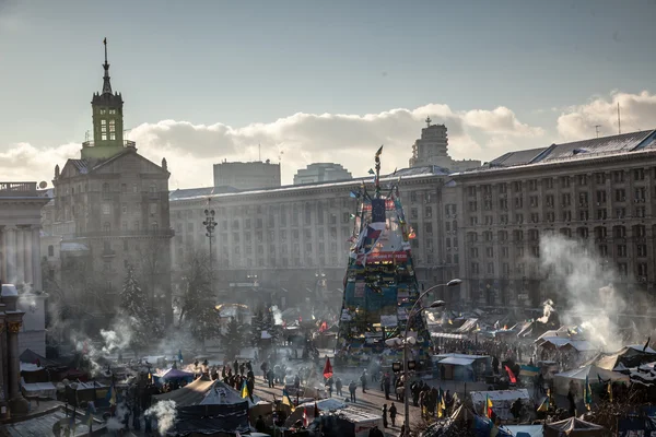 Manifestations anti-gouvernementales éclatement Ukraine — Photo