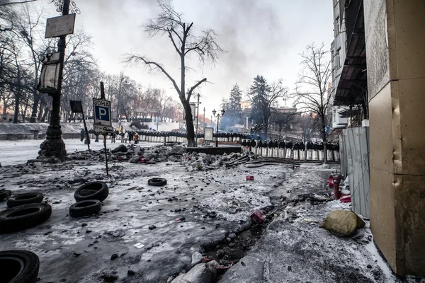 Proteste antigovernative focolaio Ucraina — Foto Stock