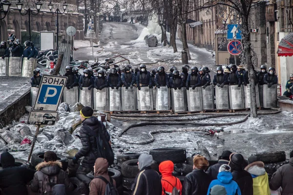 Hükümet karşıtı protestolar patlak Ukrayna — Stok fotoğraf