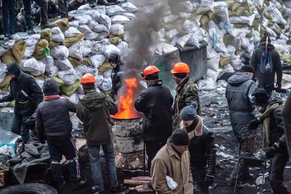 Proteste antigovernative focolaio Ucraina — Foto Stock