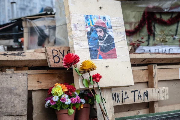 Euromaidan mot regeringen protester Ukraina — Stockfoto