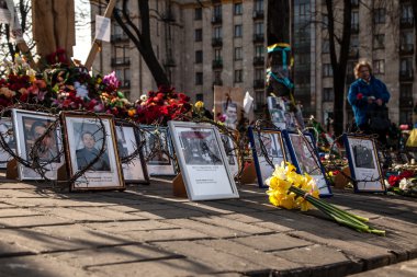 Dignity Revolution - Euromaidan Kiev, Ukraine clipart