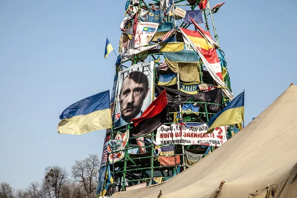 Dignity Revolution - Euromaidan Kiev, Ukraine — Stock Photo, Image