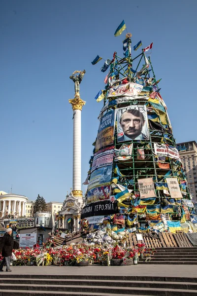 Dignity Revolution - Euromaidan Kiev, Ukraine — Stock Photo, Image