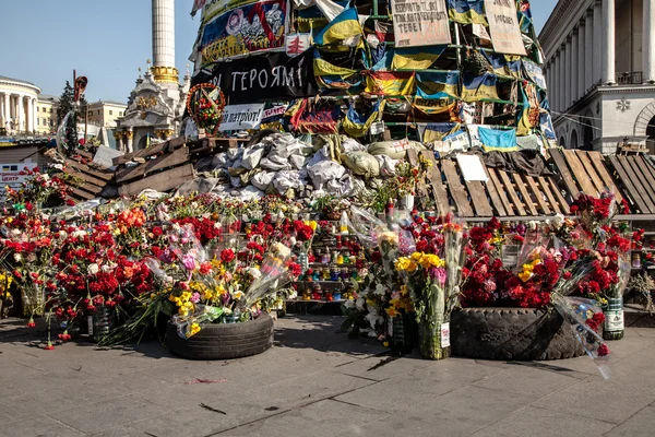 Революция достоинства - Евромайдан Киев, Украина — стоковое фото