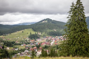 yaz günü Karpat Dağları