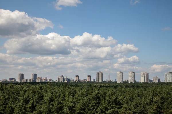 CityLine Kyiv çatı üzerinden — Stok fotoğraf