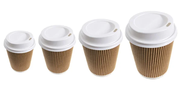 Cups of Takeaway Coffee — Stock Photo, Image