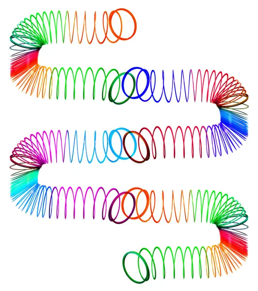 Juguetes de resorte helicoidal — Foto de Stock